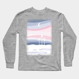 Polarnight in Scandinavia Long Sleeve T-Shirt